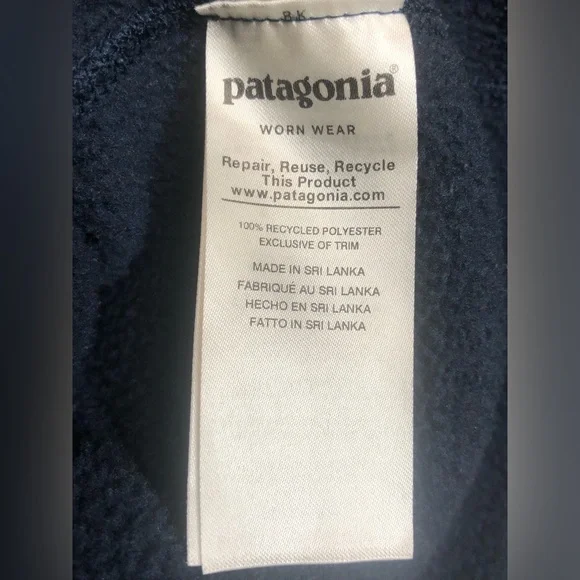 Patagonia women’s better sweater fleece pull over quarter zip up size Small - Picture 6 of 9